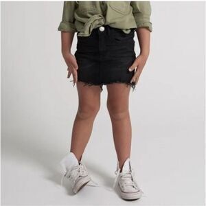 One Teaspoon‎ Black Punk Jean Mini Skirt Size 6-7